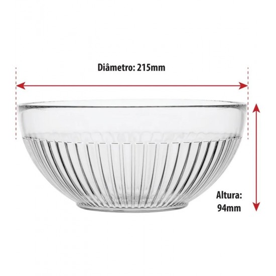 Bowl de Vidro Gourmet